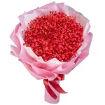 Букет из 9 красных гипсофил