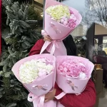 Цветочное трио Ванильный рассвет