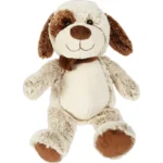 Плюшевый пёсик бежевый